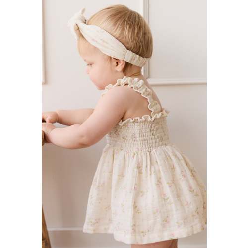 Organic Cotton Muslin Tiana Top - Emelia Pink