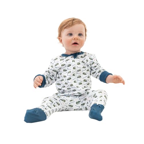 Burlebo Baby Zip Up – Soft Performance Fabric with Fold-Over Cuffs