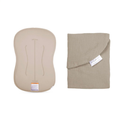Lounger Curve + Muslin Cover Set | Birch