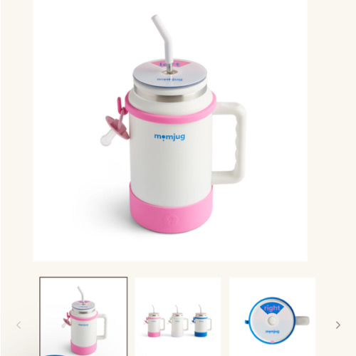 momjug breastfeeding water bottle - Pink / Original