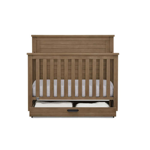 Delta Children Simmons Kids Caden 6-In-1 Convertible Crib With Trundle – Bambi Baby