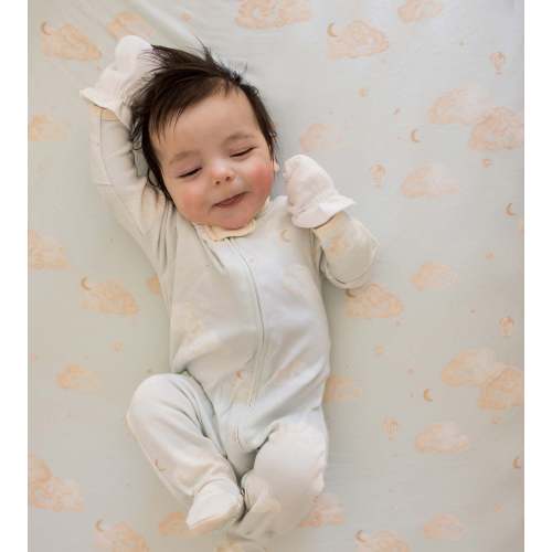 Good Night Sky Organic Cotton Sleep & Play - Ice Flow – Burt's Bees Baby