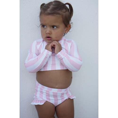 Stripe Swim Two Piece