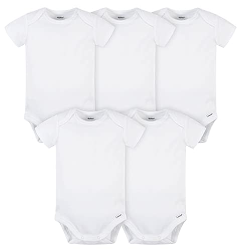 Gerber Baby 5 Pack Onesies Multi-packs Bundle Interlock 180 Gsm