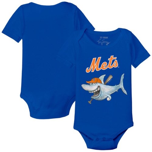 Infant New York Mets Tiny Turnip Royal Shark Bodysuit - 12 M