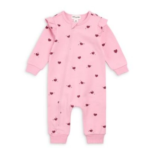 Girls' Hearts Print Playsuit - Baby