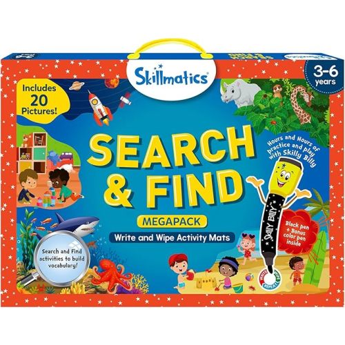 Skillmatics Search and Find – PAW Patrol, Reusable Preschool Activity