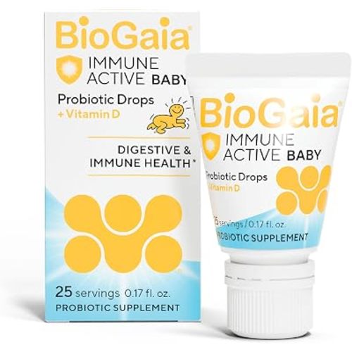 BioGaia Immune Active Baby Probiotic Drops + Vitamin D | Immune & Digestive