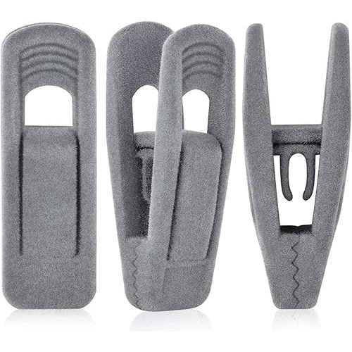 Non-Slip Velvet Hanger Clips for Velvet Hangers