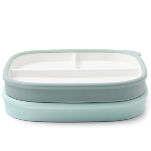 Clean Start Toddler Divided Plate | Premium Ceramic | Non Toxic – Ello