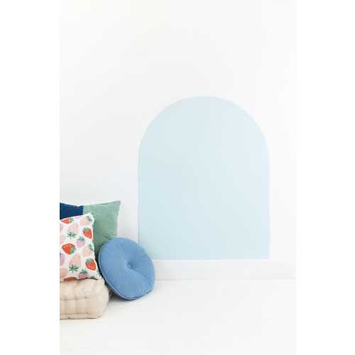 Powder Blue Arch Magnetic Wall Decal | Peel and Stick Arch Wall Sticker | Removable Self Adhesive Boho Mural | Headboard Sticker