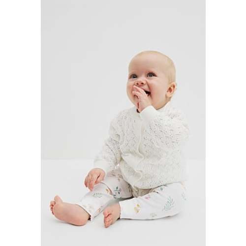 Marshmallow Australian Cotton Cardigan - Knitwear | Country Road