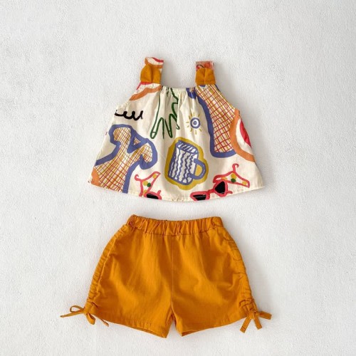 Baby Graffiti Camiosle and Shorts Set