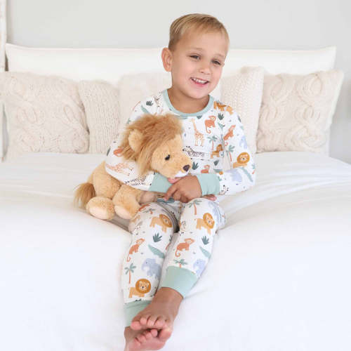 Safari Snuggles Two Piece Pajama Set
