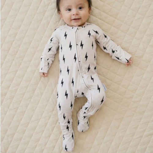 Bamboo Zip Romper | Little Bolt