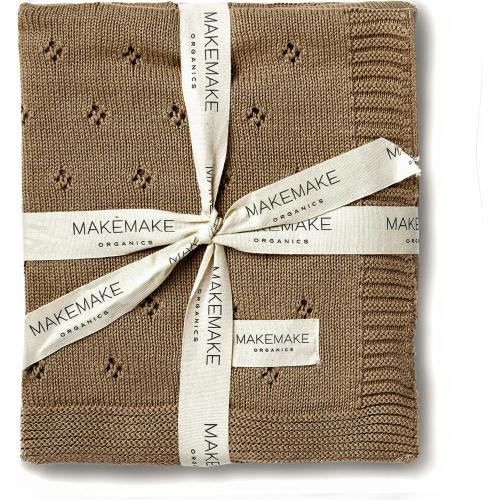 Organic Cotton Pointelle Baby Blanket