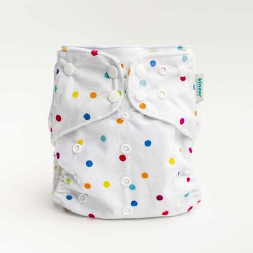 Patterned Lounger Pocket Cloth Diaper — Minky Fleece with Athletic Wicking Jersey