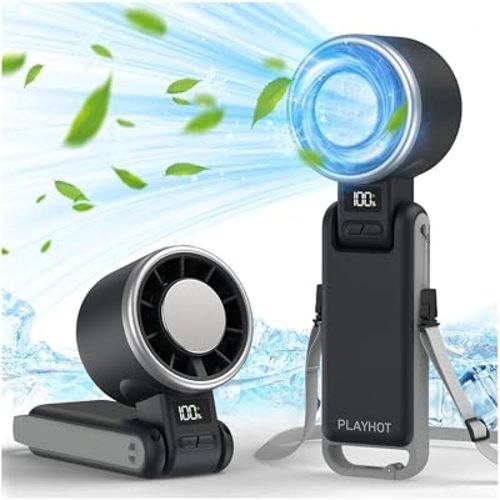 PlayHot Portable Handheld Cooling Fan, Travel Essentials, Gifts for Women