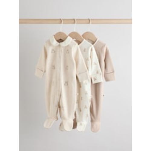 Buy Neutral Baby Sleepsuits 3 Pack (0-2yrs) from Next USA