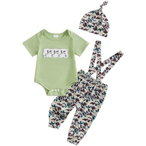 Newborn Baby Boy Clothes Rib Knit Long Sleeve Romper Cute Suspender Pants Solid Infant Fall Winter Gentleman Outfit