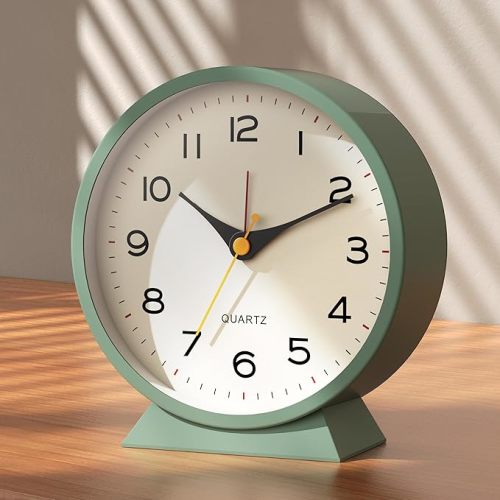 AYRELY® 4.5" Analog Alarm Clock (Green)
