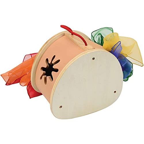 Constructive Playthings Stuff 'N Pull Scarf Tote, Twelve 15 1/2-Inch Scarves, Ages 6 Months and Up