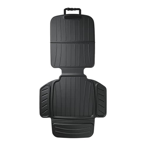 TPE Car Seat Protector for Child Car Seat,Waterproof & Anti-Slip Odorless Car Seat Cover with Thick Padding,No Imprints Heavy Duty Cushion,BPA-Free Universal Fit for Baby Toddler Booster Pet,Black