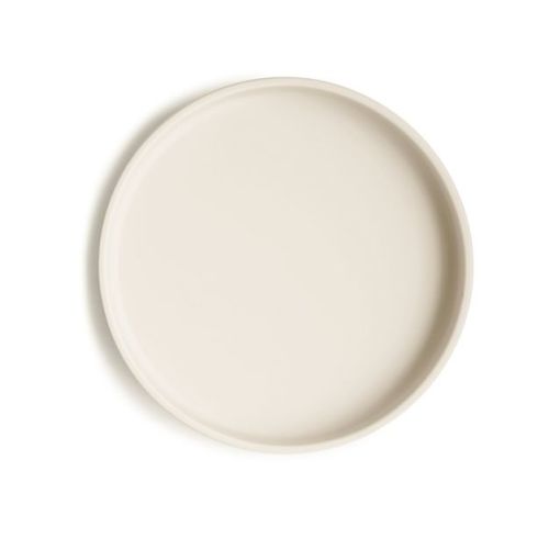 Classic Silicone Suction Plate Ivory One Size