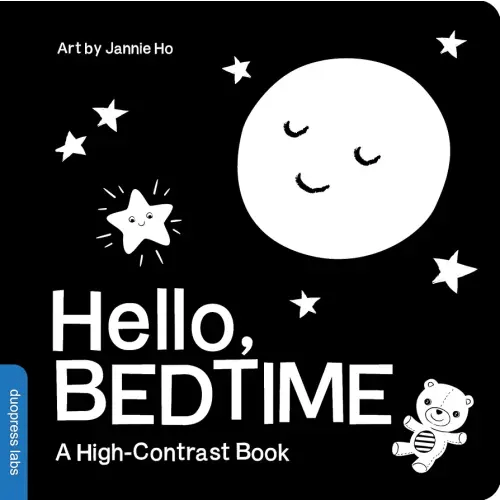 Hello, Bedtime: A High-Contrast Board Book for Babies, Perfect for a Shower Gift