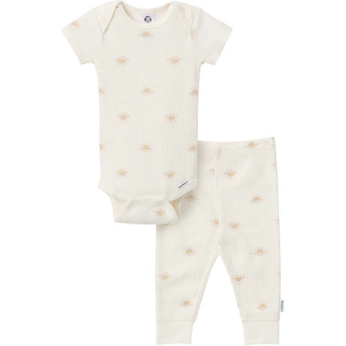 2-Piece Baby Neutral Yellow Sun Onesies® Bodysuit and Pants Set – Gerber Childrenswear