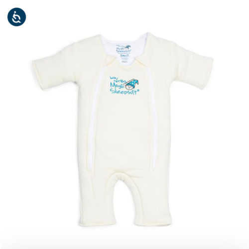 Cream Baby Merlin’s Magic Sleepsuit | Soft 100% Cotton Infant Sleepsuit