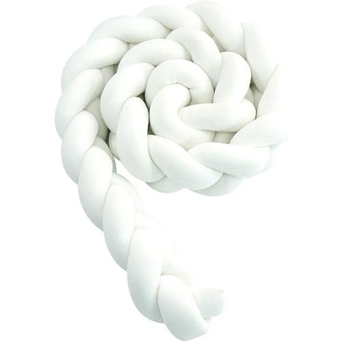 Knot Pillow, Soft Home Decorative Throw Pillows, Handmade for Bedroom, Sofa,39.37 inches/100 cm (White Color)