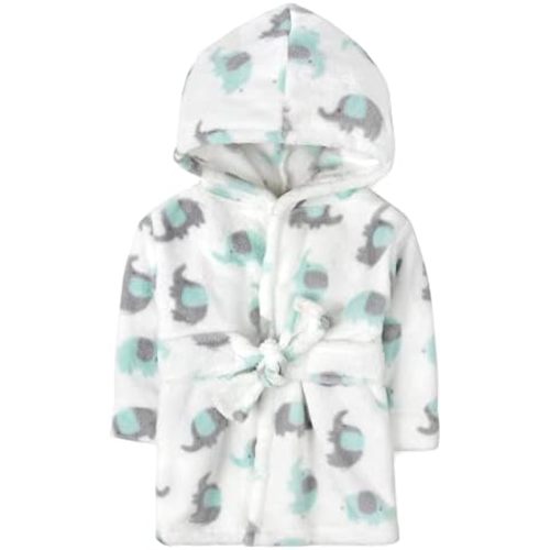 Baby Essentials Baby and Infant Bath Robe with Hood and Baby Beach Cover Up for Boys and Girls 0-12 Months