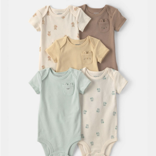 Baby 5-Pack Critter Multipack Bodysuits | Carter's