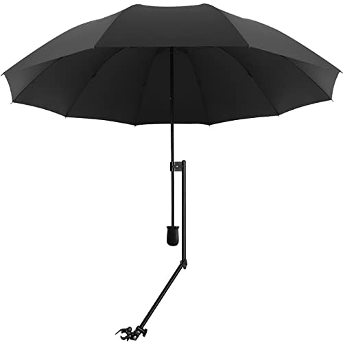XLINGZA UPF 50+ Beach Umbrella with Adjustable Universal Clamp