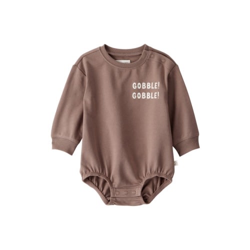 Gobble Gobble Stretch Organic Cotton Bubble Bodysuit