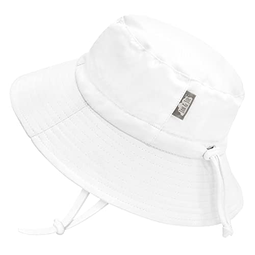 JAN & JUL Quick Dry Sun-Hat with Neck Flap for Swimming Boys' Beach Hat