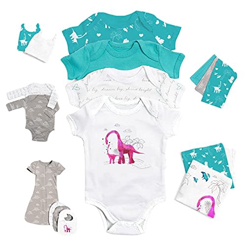 JumpOff Jo - Newborn Baby Essentials Layette Gift Set for Babies- Newborn Clothes & Accessories Set, Shower Gifts for Newborn