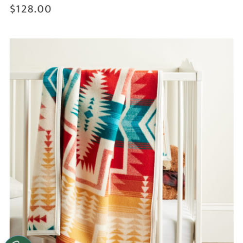 HARDING STAR CRIB BLANKET