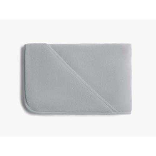 Organic Hooded Toddler Towel (light gray)