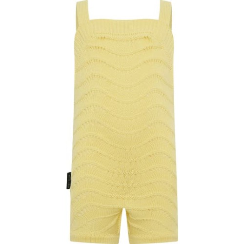 TINY TRIBE Cotton Knit Romper | Nordstromrack