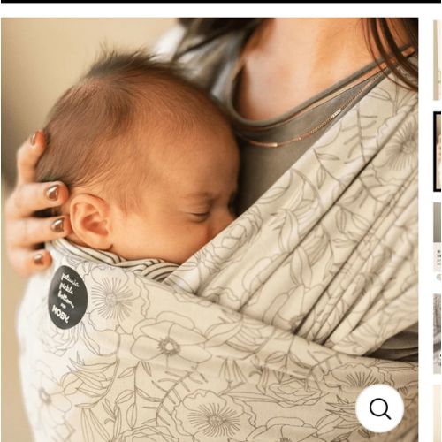 Petunia Pickle Bottom x MOBY Classic Wrap in Seaside Poppies