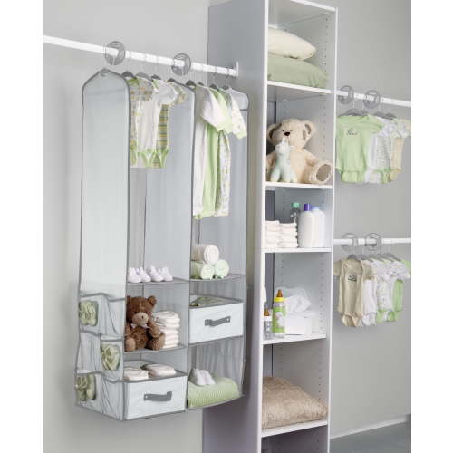 Delta Children 24-Piece Nursery Storage Set - Dove Gray