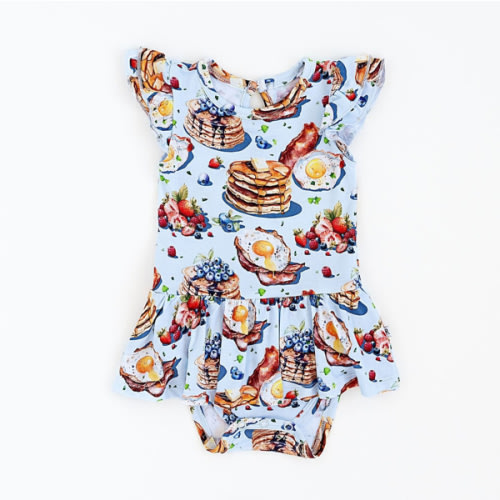 Resting Brunch Face Ruffle Dress