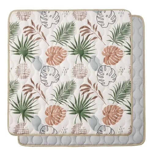 Bunnikins & Clover Baby Play Mats for Floor, 71"x59" Thicken Soft Play Mat, Foldable and Non Slip One-Piece Crawling Mat, Machine Washable Foam Play Mat for Baby, Toddlers Infants, Tummy Time