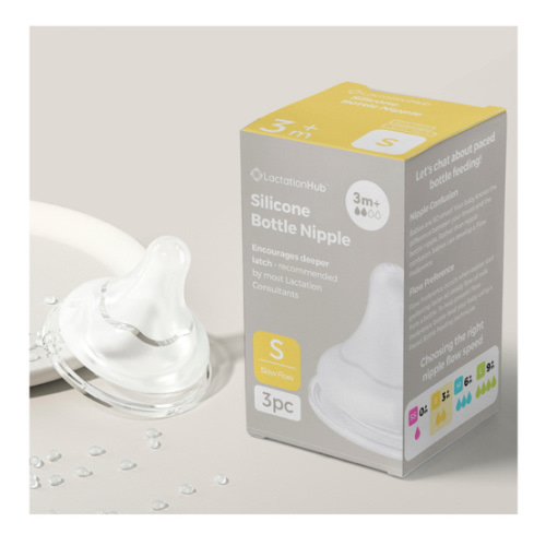 GentleFlow+ Bottle Nipple with Gradual Slope for Breastfed and Combo Fed Babies