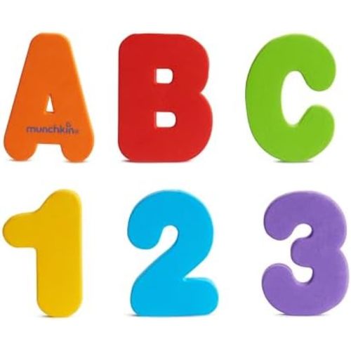 Munchkin® Learn™ Foam Bath Letters and Numbers, 36pc Toddler Bath Toys