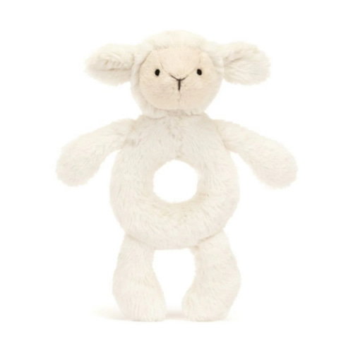 Jellycat Bashful Lamb Ring Rattle – Little Josie's