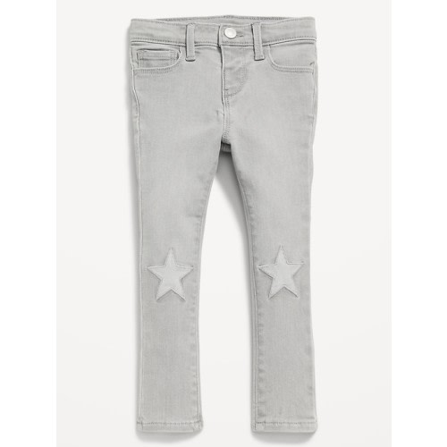 High-Waisted Rockstar 360° Stretch Button-Fly Jeggings for Toddler Girls