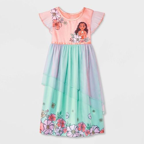 Toddler Girls' Disney Moana Fantasy NightGown - Pink 3T
